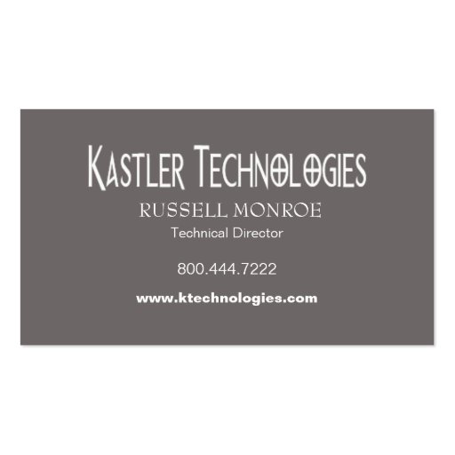 Staggered Squares Hi-Tech Technology Computer Business Cards (back side)