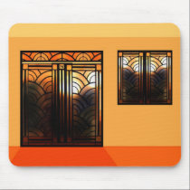 Stain Glass Art Deco mousepads