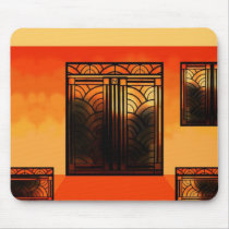 Stain Glass Art Deco mousepads