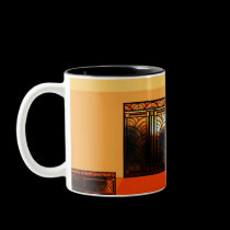 Stain Glass Art Deco mugs