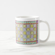 "Stain Glass Quilt" Mug