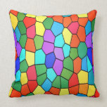 Stain Glass Rainbow Pillow Design 2183