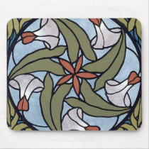 Stain Glass Swirly Pattern Mousepad by kimmyklassickorner Stain Glass Swirly Pattern Mousepad