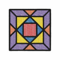 Stain Glass Window Pane embroidered shirts by ZazzleEmbroidery Stain Glass Window Pane embroidered shirts