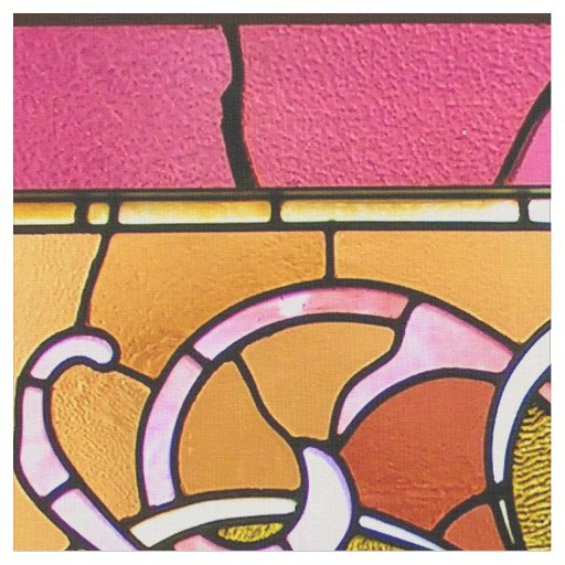 Stained Glass 1&2 Options Custom Fabric Zazzle