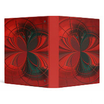 Stained Glass Abstract Butterfly Binder