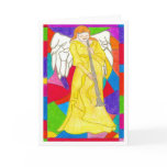stained glass angel cards