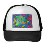 Stained Glass Angel Fish Mesh Hat