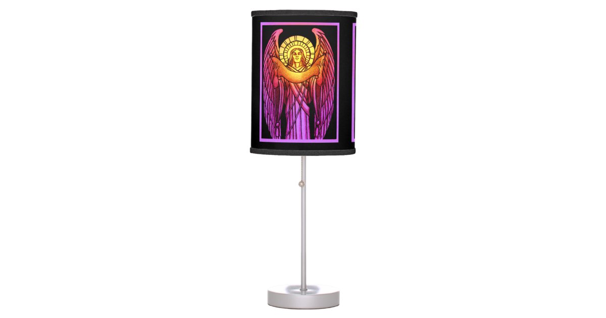 Stained Glass Angel Lamp Zazzle
