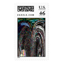 Stained Glass Arches postage by Derico Stained Glass Arches postage