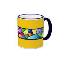 Stained Glass Band Mug mugs