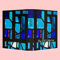 Stained Glass Blues Binder binders