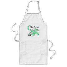 Stained Glass Butterfly 2 Celiac Disease Apron