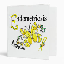 Stained Glass Butterfly 2 Endometriosis Binders