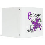Stained Glass Butterfly 2 Epilepsy Binder