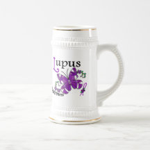 Stained Glass Butterfly 2 Lupus Coffee Mug