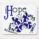 Stained Glass Butterfly ALS Mousepad