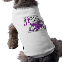 Stained Glass Butterfly Fibromyalgia Pet Tshirt