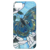 Stained Glass Butterfly Iphone 5 Cases