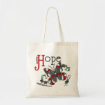 Stained Glass Butterfly Juvenile Diabetes Tote Bags