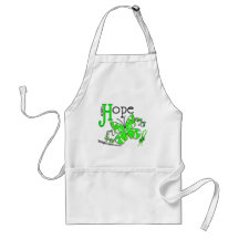 Stained Glass Butterfly Non-Hodgkins Lymphoma Apron