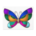 Stained Glass Butterfly postcards