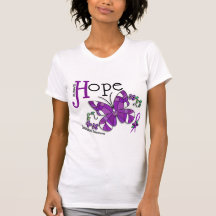 Stained Glass Butterfly Sarcoidosis Tee Shirt