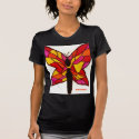 stained glass butterfly t-shirts by Raven2007 stained glass butterfly t-shirts