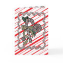 Stained Glass Candy Cane Card Front by Rockangel1 Stained Glass Candy Cane Card Front