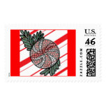 Stained Glass Candy Cane Stamps