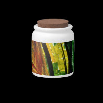 Stained Glass candy jars