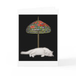 Stained Glass Cat Sunlamp Card