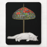 Stained Glass Cat Sunlamp Mousepad