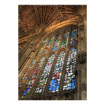 Stained Glass Cathedral Custom Announcement