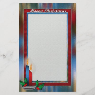 Stained Glass Christmas stationery