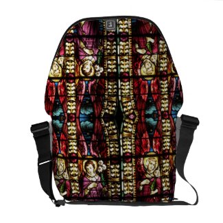 Stained Glass Church WIndow Messenger Bag