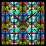 Stained-Glass wall clocks