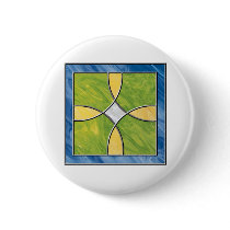 Stained Glass Cross buttons