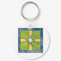 Stained Glass Cross keychains by inkles Stained Glass Cross keychains