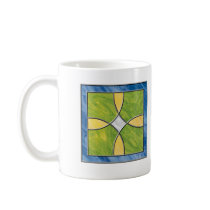Stained Glass Cross mugs