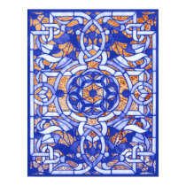 Stained Glass Design Poster posters