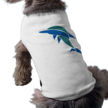 Stained Glass Dolphin pet clothing by alternateworlds Stained Glass Dolphin pet clothing
