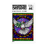 Stained Glass Dove postage stamp