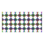 Stained Glass Effect Floral Pattern. Custom Photo Card