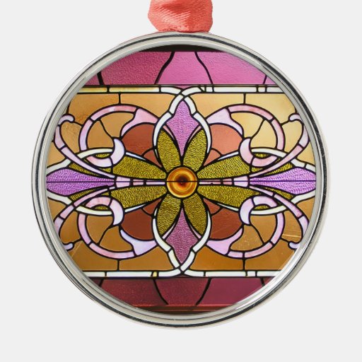 stained glass flower christmas ornament zazzle stained glass flower christmas ornament zazzle