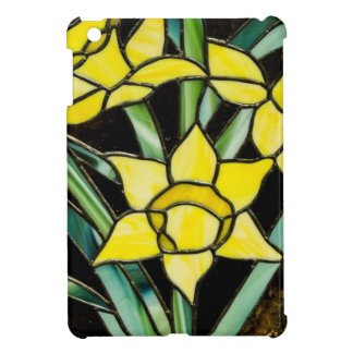 STAINED GLASS FLOWERS COVER FOR THE iPad MINI