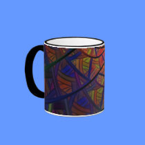 Stained Glass - Fractal Style mugs