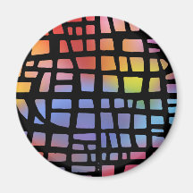 Stained Glass: Fridge Magnet