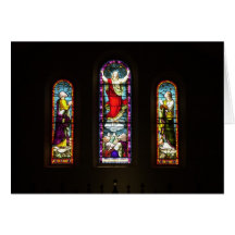 Stained Glass Greeting Card