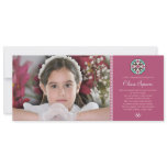 Stained Glass Holy First Communion Photo Keepsake Personalized Invites